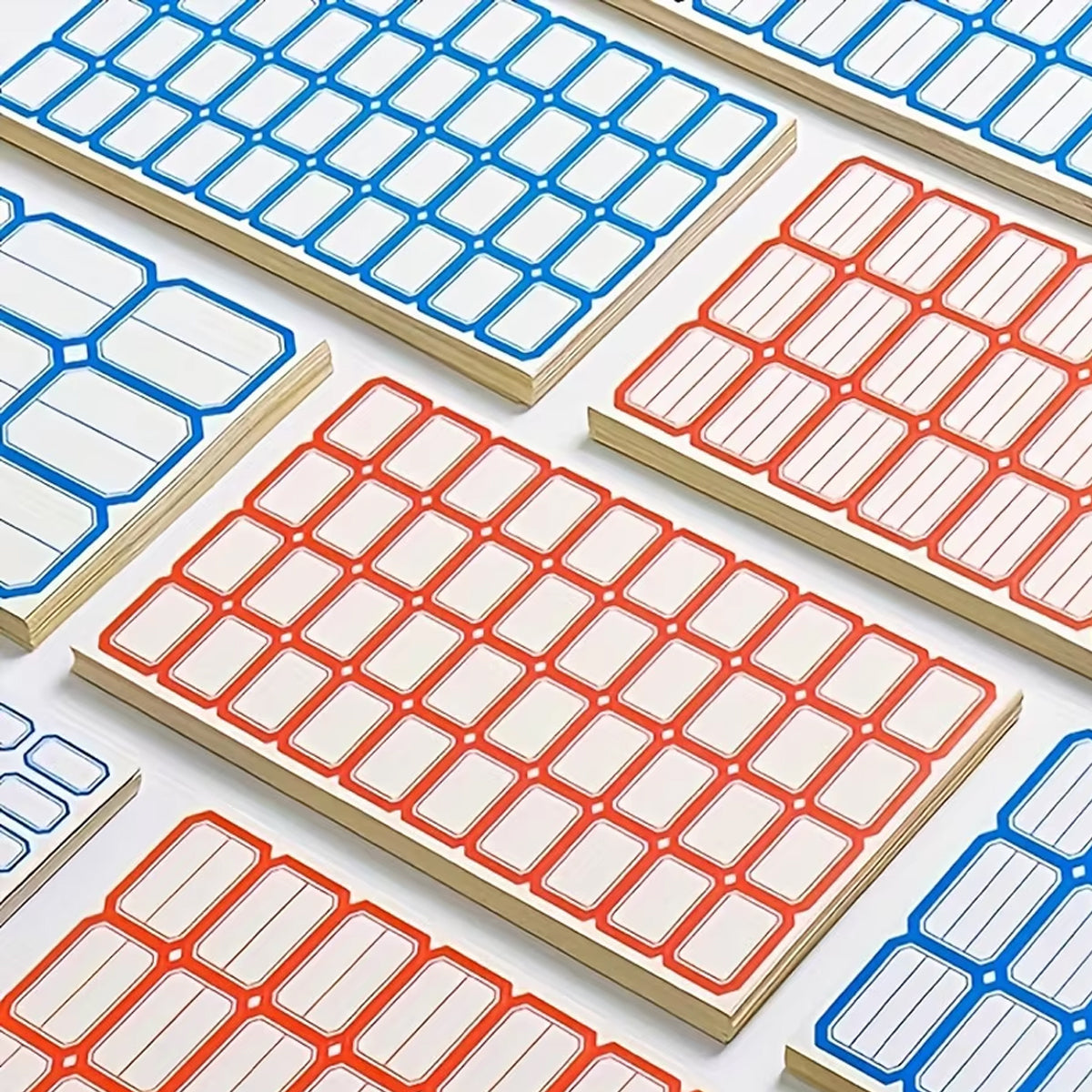 100pcs Self Adhesive Price Stickers Blank Name Number Labels for Inventory