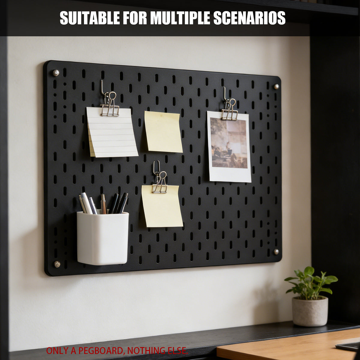 Acrylic Pegboard Wall Storage Display Rack 56×36cm