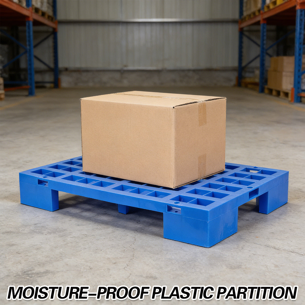 2PCS Plastic Moisture Proof Partition Hollow Raised Design Durable