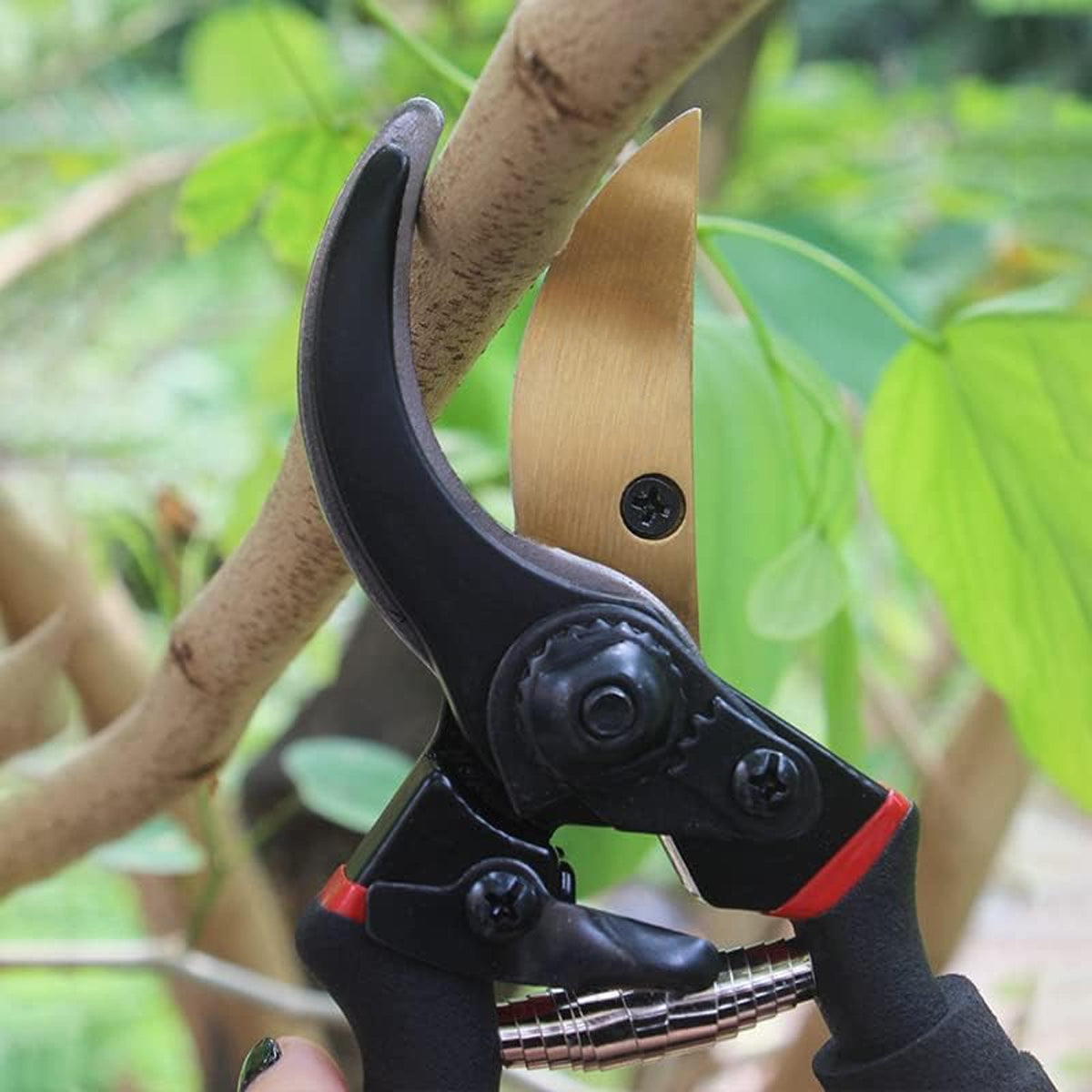 Heavy Duty Garden Pruning Shears for Thick Branch Cutting