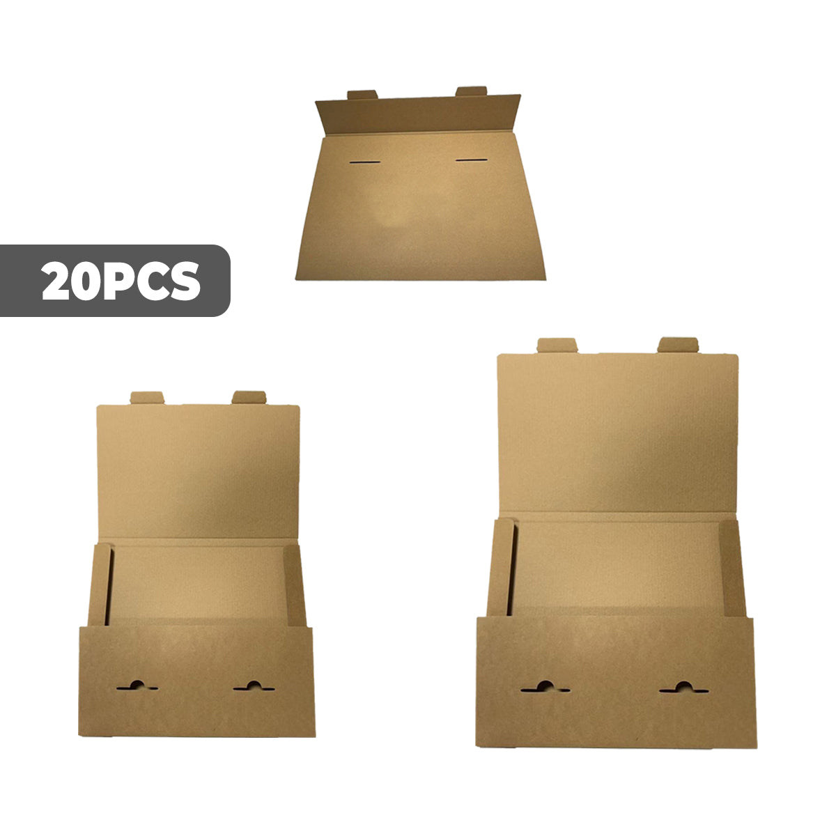 20PCS Kraft Paper Boxes Small Cardboard Gift Packaging Boxes