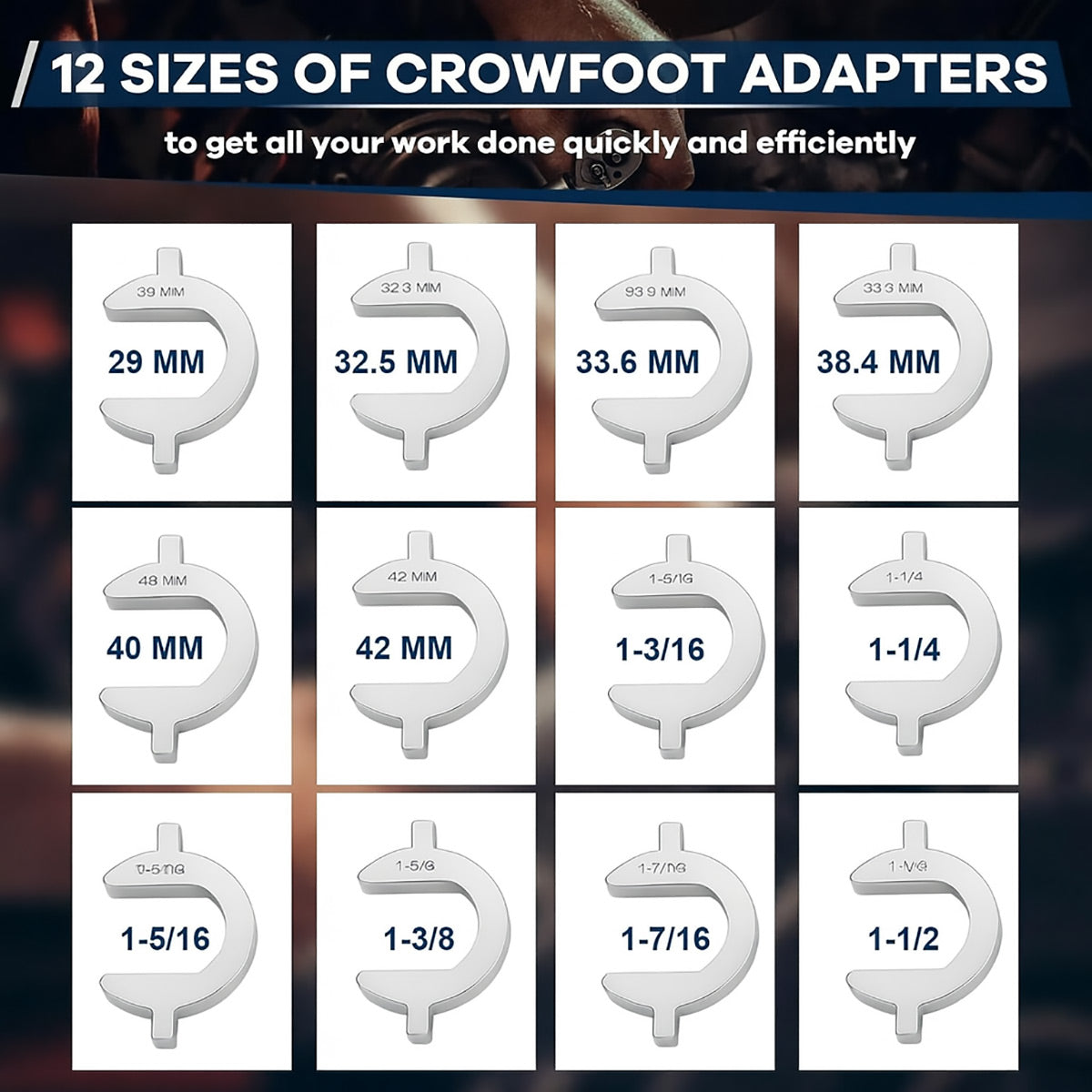 13PCS Steering Tie Rod Inner Ball Removal Extractor Tool Kit