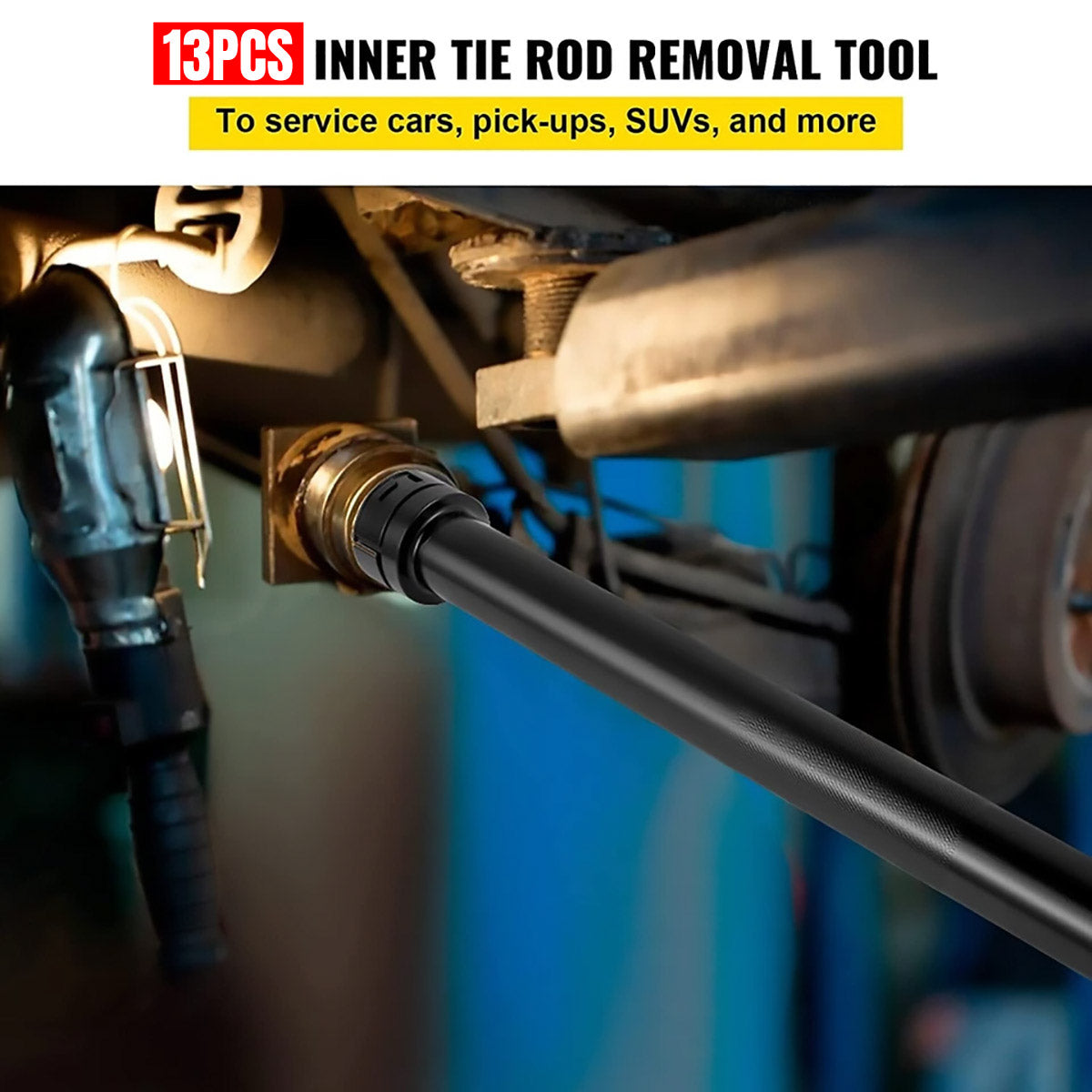 13PCS Steering Tie Rod Inner Ball Removal Extractor Tool Kit