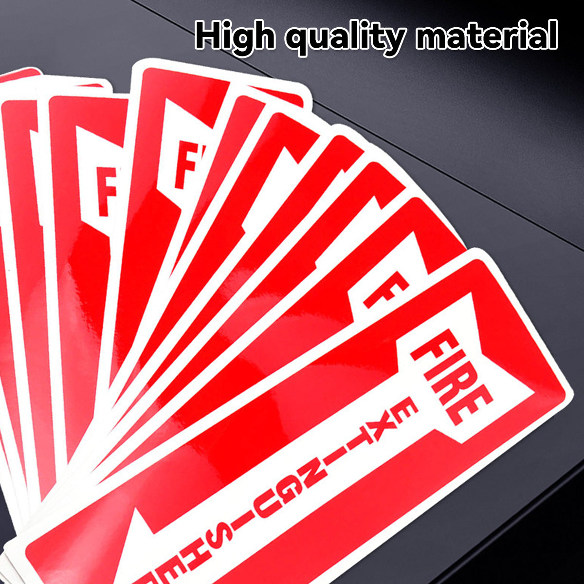 Fire Extinguisher Indicator Stickers Long-Lasting Safety Labels 30PCS