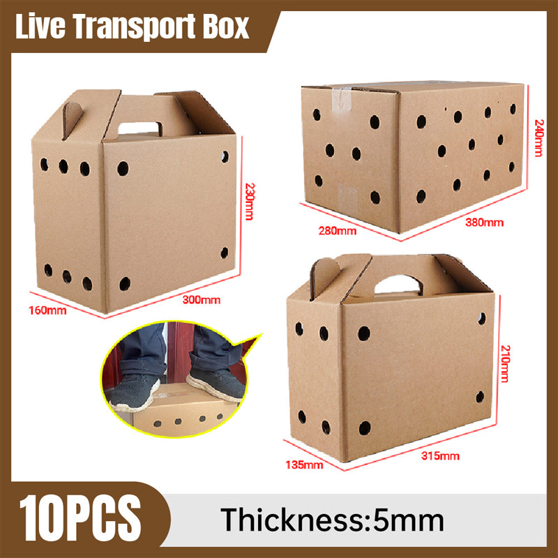 Disposable Paper Pet Carrier 3 Sizes 10PCS