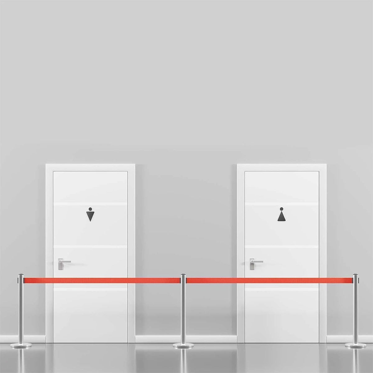 2M Retractable Isolation Barrier Belt Post Anti-Slip Waterproof