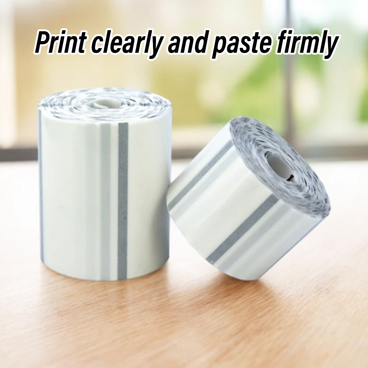 Transparent Waterproof Thermal Label Printer Paper Self Adhesive Roll