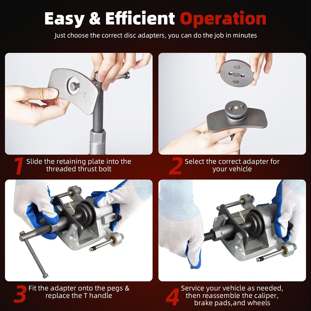 22PCS Universal Brake Caliper Tool Kit for Car Truck SUV