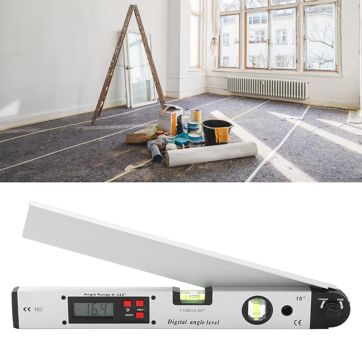 Aluminum Alloy Digital Angle Ruler Level High Precision Tool