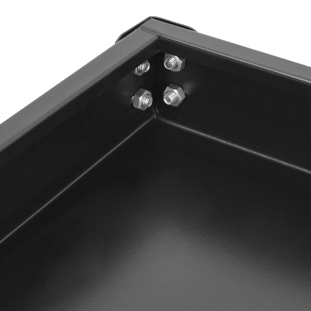 3 Tier Mobile Storage Tool Cart Large Capacity Garage Organizer