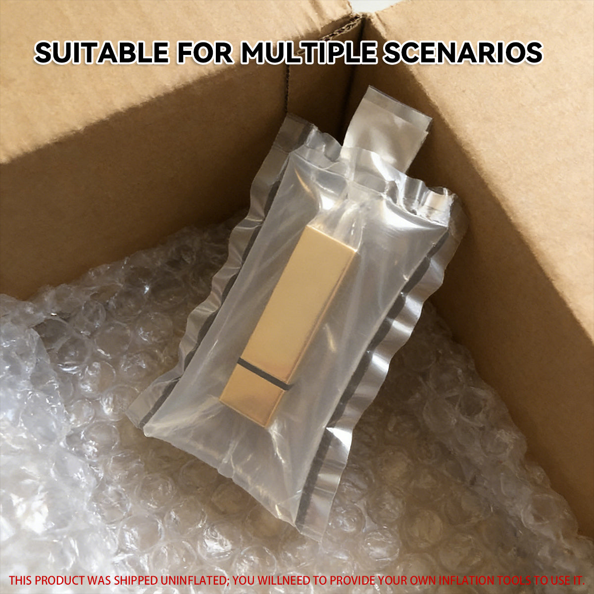 100PCS Inflatable Protective Packaging Bags Clear Shockproof