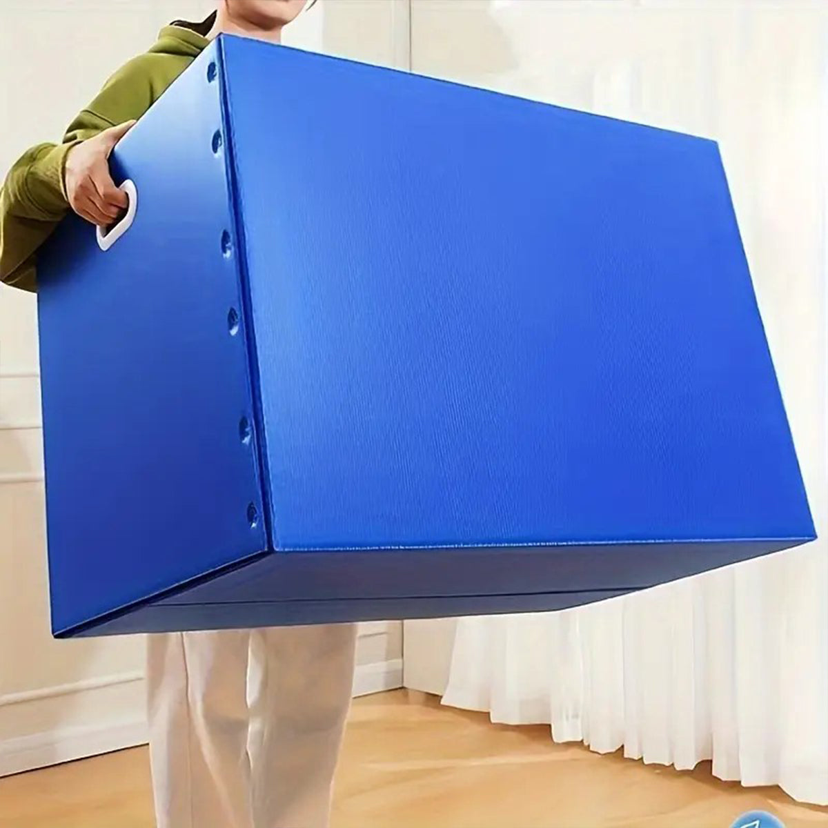Large Capacity Waterproof Plastic Storage Box Foldable Durable