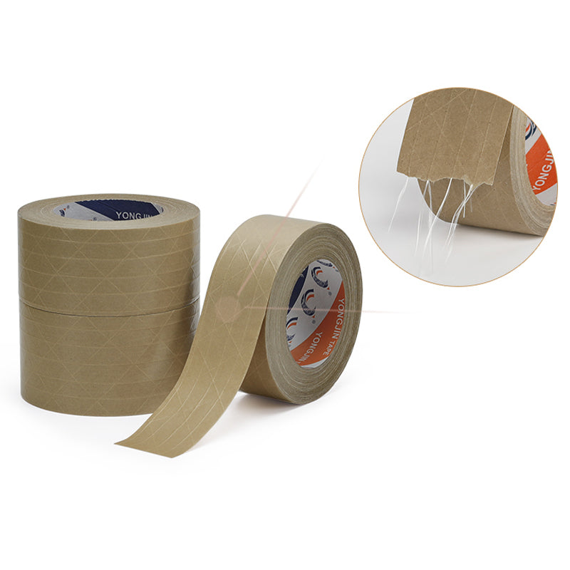 Kraft Paper Packing Tape 36PCS 48mm Self-Adhesive with Thread