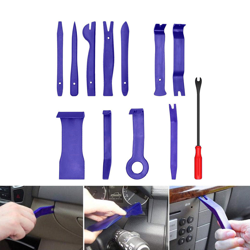 Car Trim Removal Tool Set 12PCS Auto Dash Panel Door Pry Kit