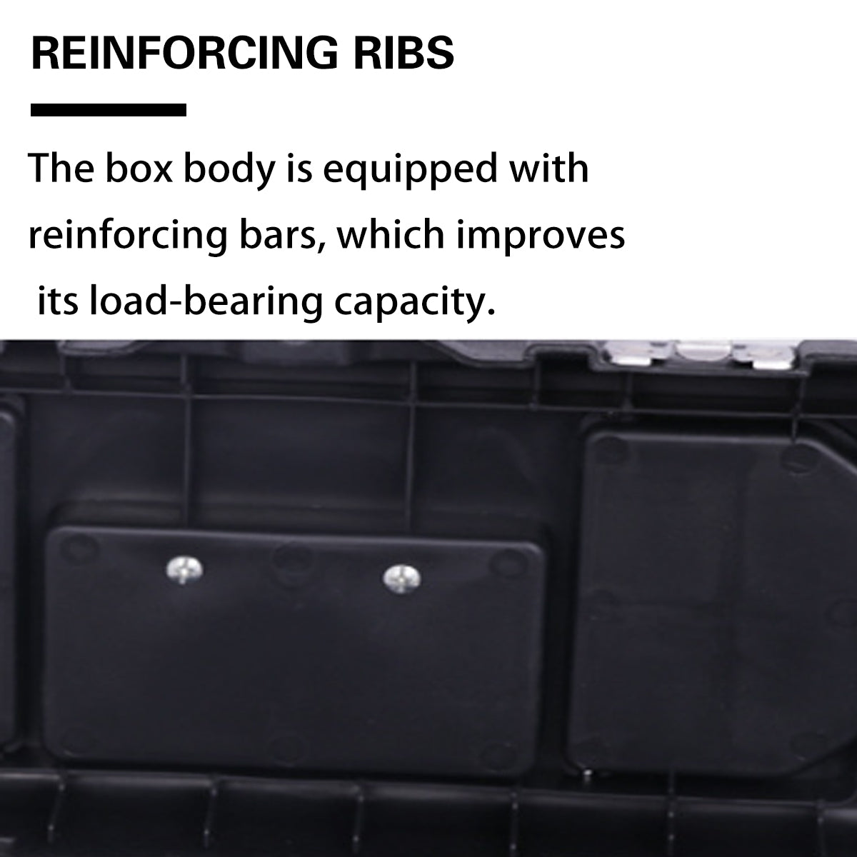 Stainless Steel Toolbox Portable Plastic Storage Case for Warehouse Tools