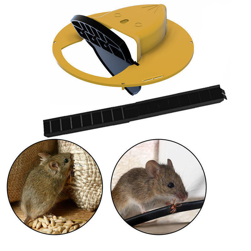 Flip N Slide Bucket Lid Mouse Rat Trap With Ladder Mousetrap Catcher