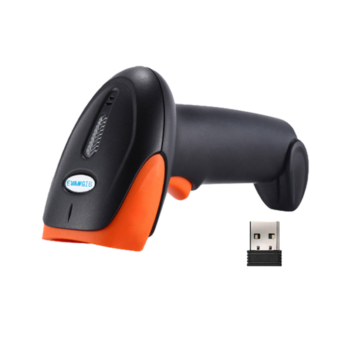 Wireless 2D QR Barcode Scanner Handheld USB Receiver