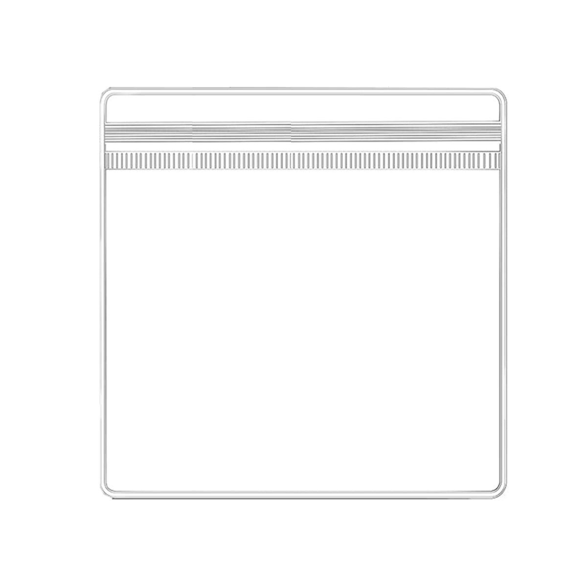 100pcs PVC Self-Sealing Jewelry Bags Dustproof Anti-Oxidation