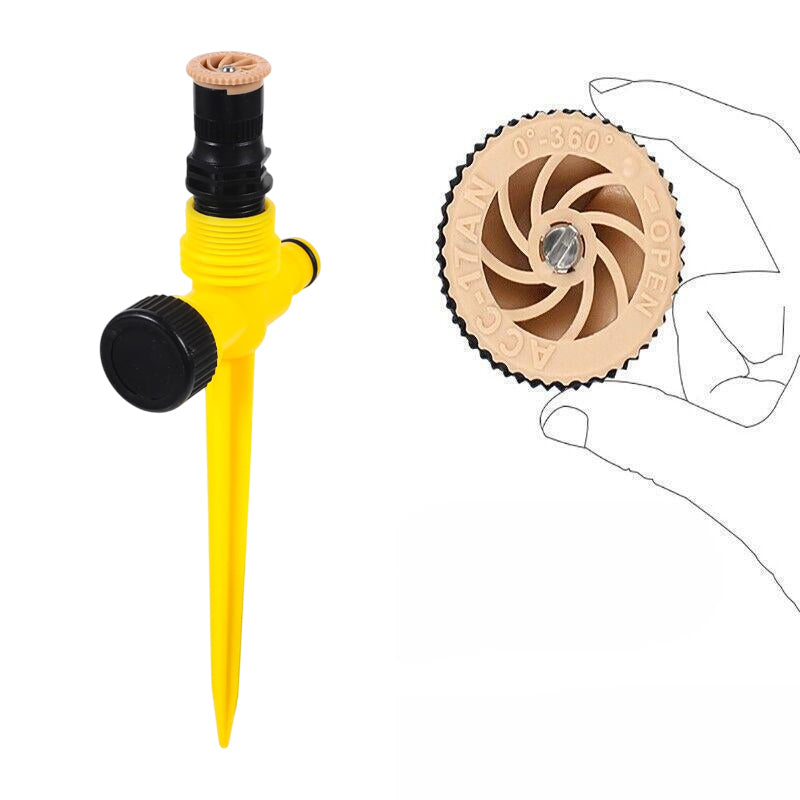Auto Irrigation Lawn Sprinkler Adjustable 360-degree Rotation