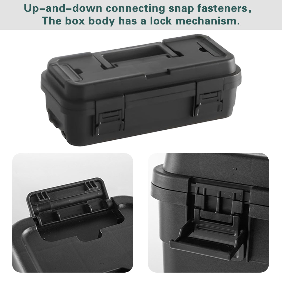 Multi Function PP Toolbox Stackable Storage Organizer for Warehouse Use