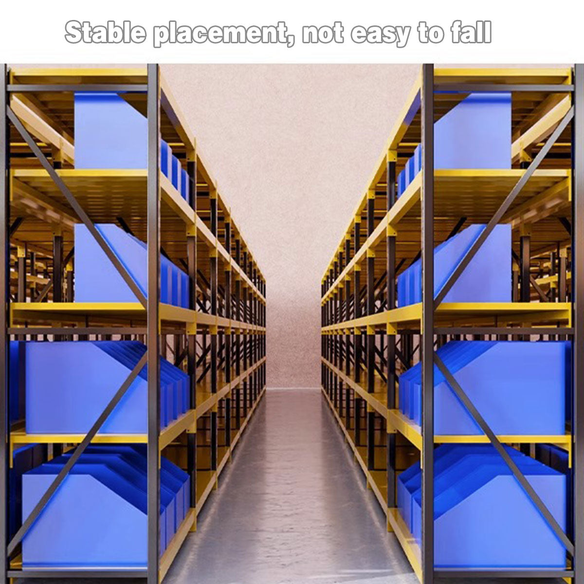 5PCS Waterproof Shelf Storage Boxes for Warehouse Garage Tool Sorting
