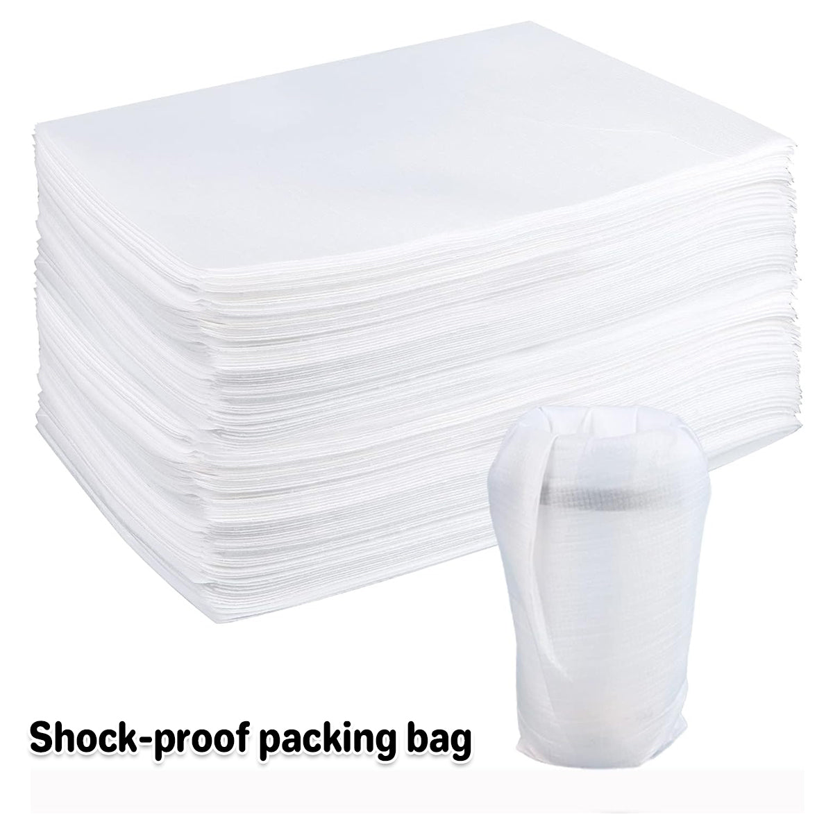 100PCS Pearl Cotton Foam Packaging Bags Shockproof for Fragile Items
