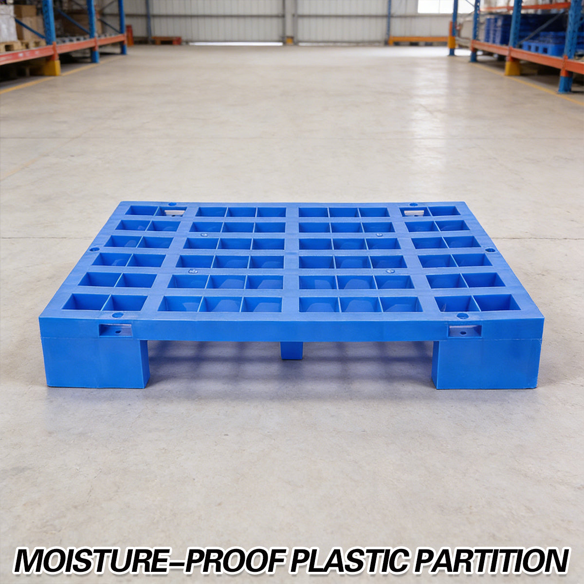 2PCS Plastic Moisture Proof Partition Hollow Raised Design Durable