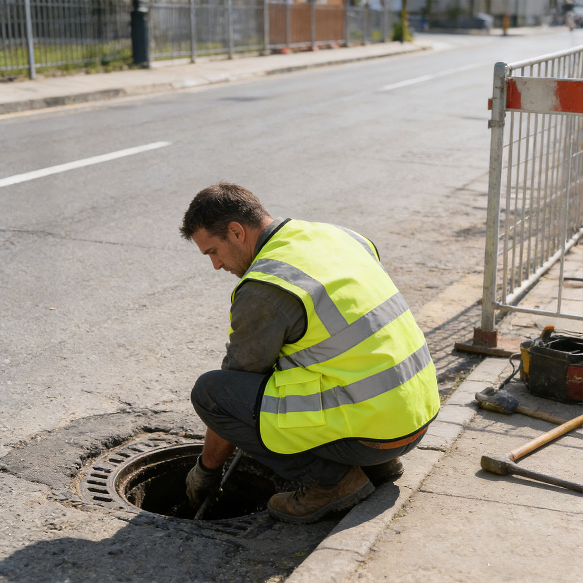 Reflective Safety Vest Breathable High Visibility for Construction Work
