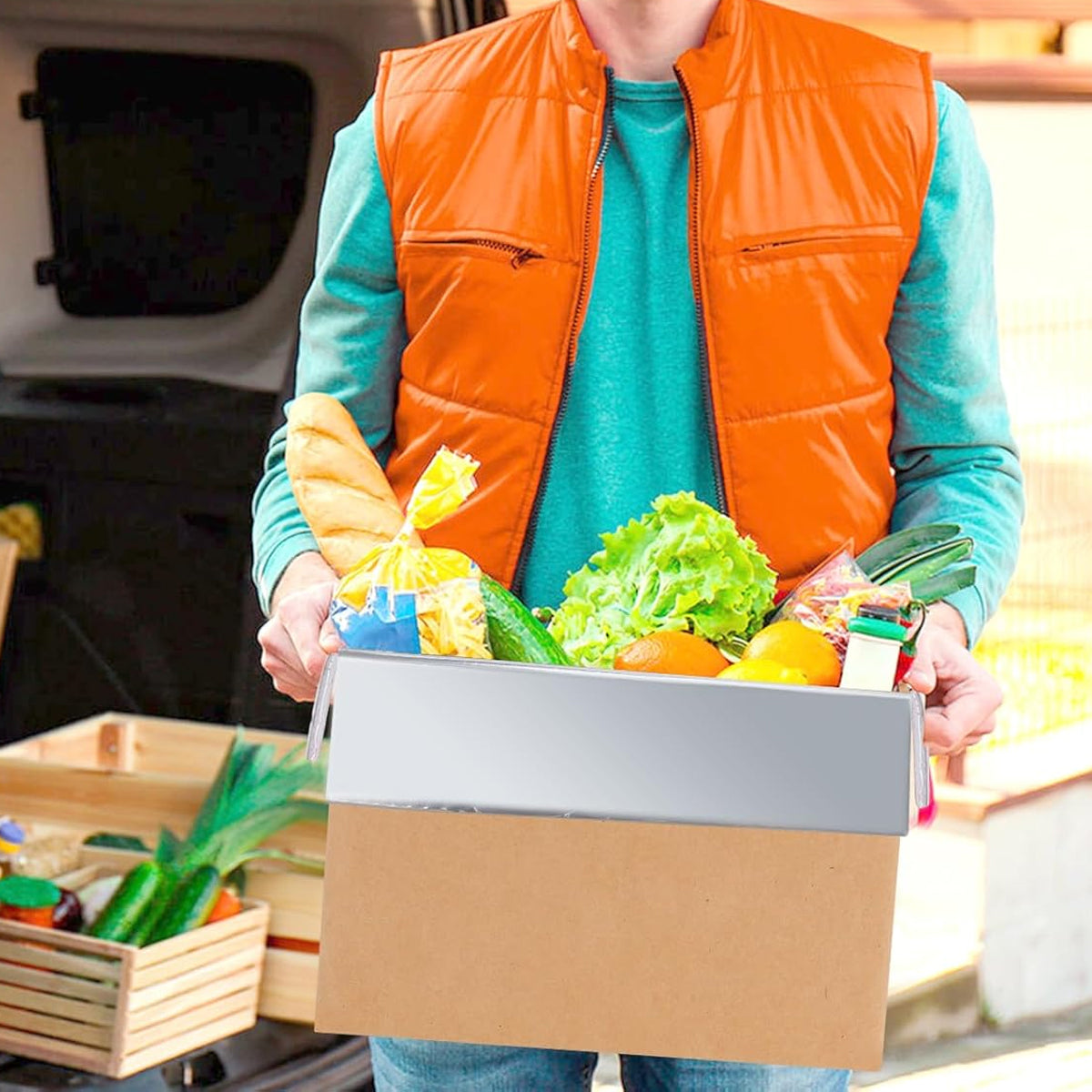 Insulated Carton Cold Chain Packaging Box for Perishable Storage