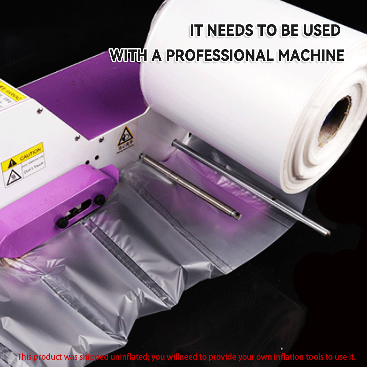 Inflatable Air Column Cushion Roll Shockproof Clear Packaging for Shipping