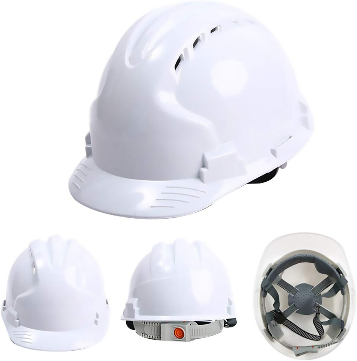 Safety Helmet Hard Hat ABS Adjustable Vented Construction