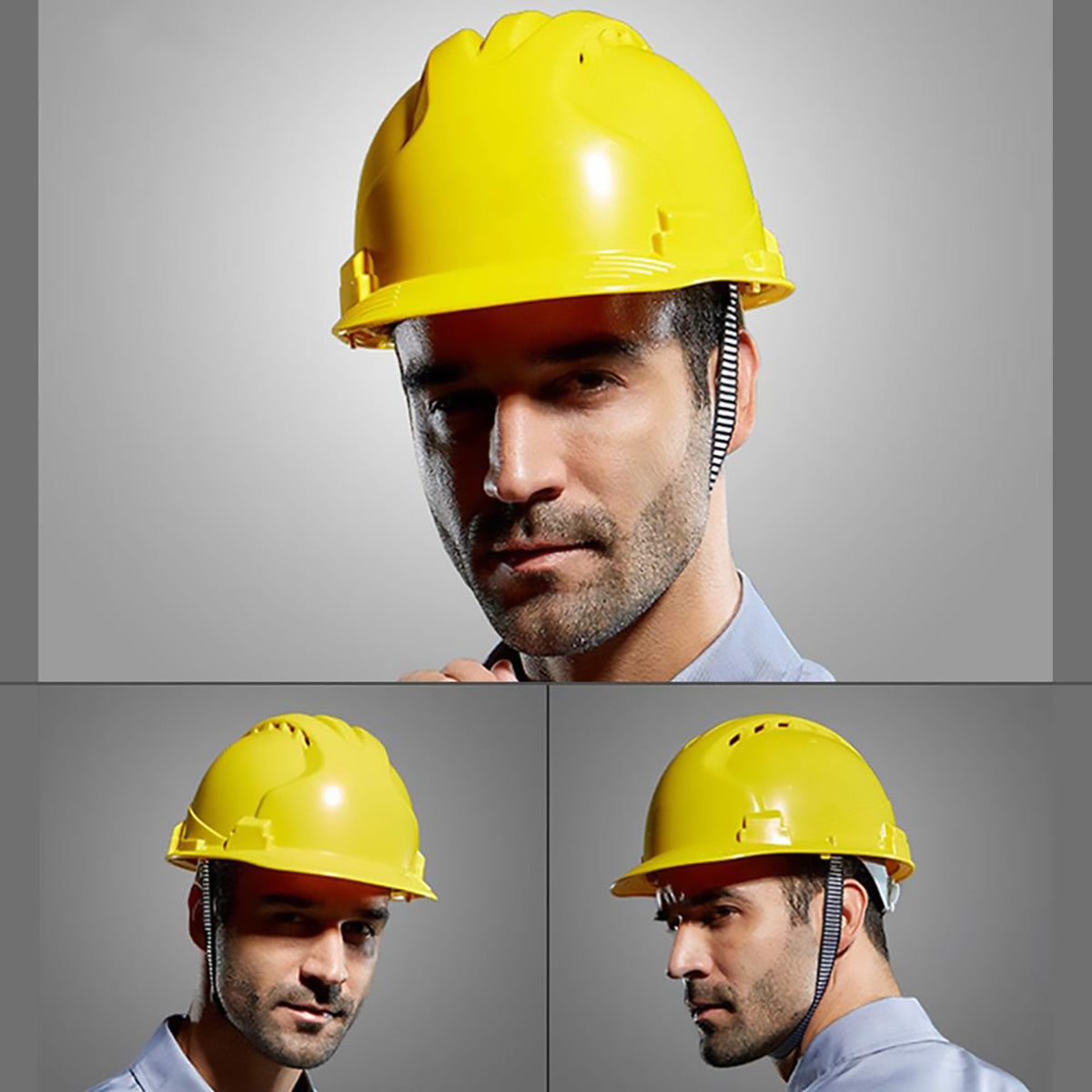 Safety Helmet Hard Hat ABS Adjustable Vented Construction