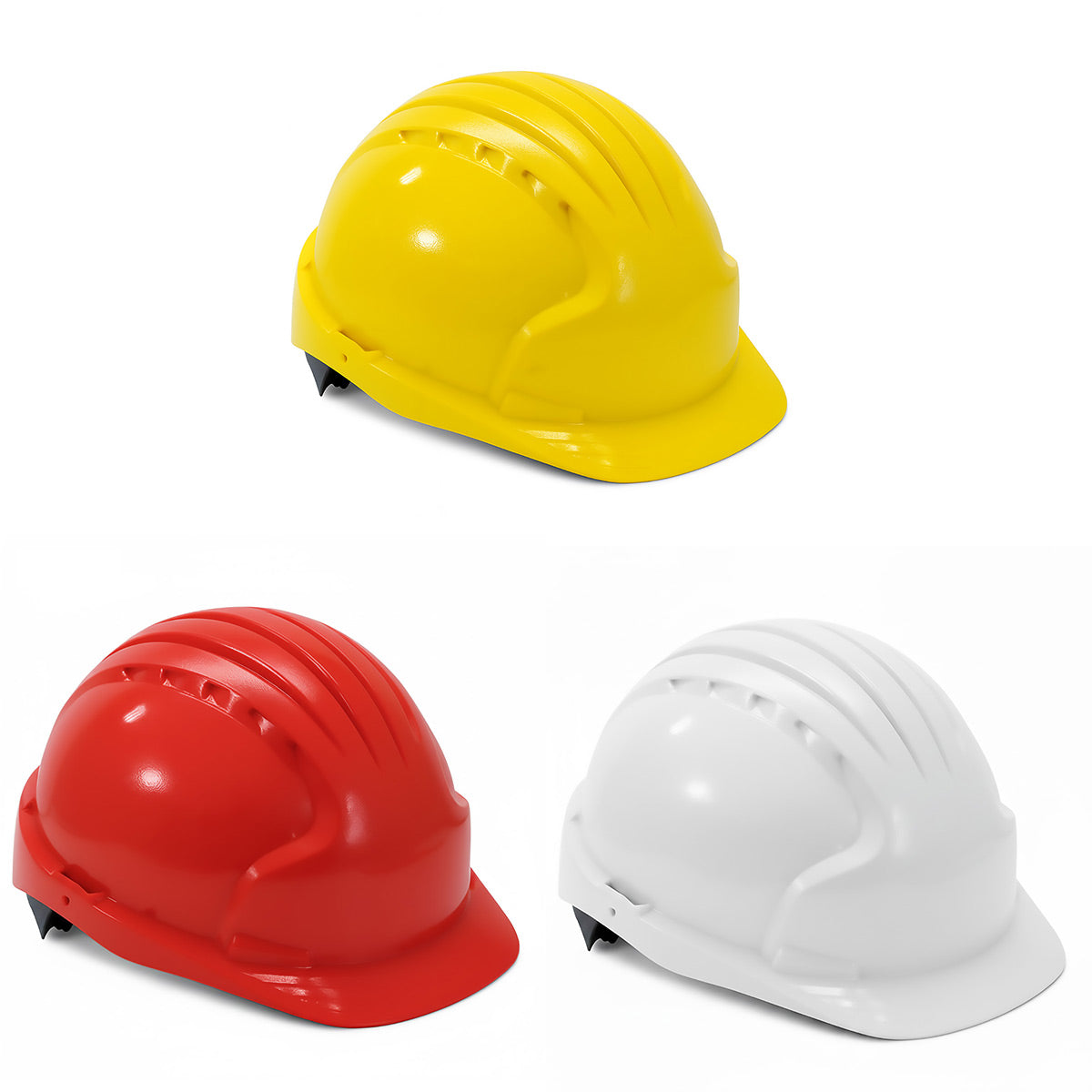Safety Helmet Hard Hat ABS Adjustable Vented Construction