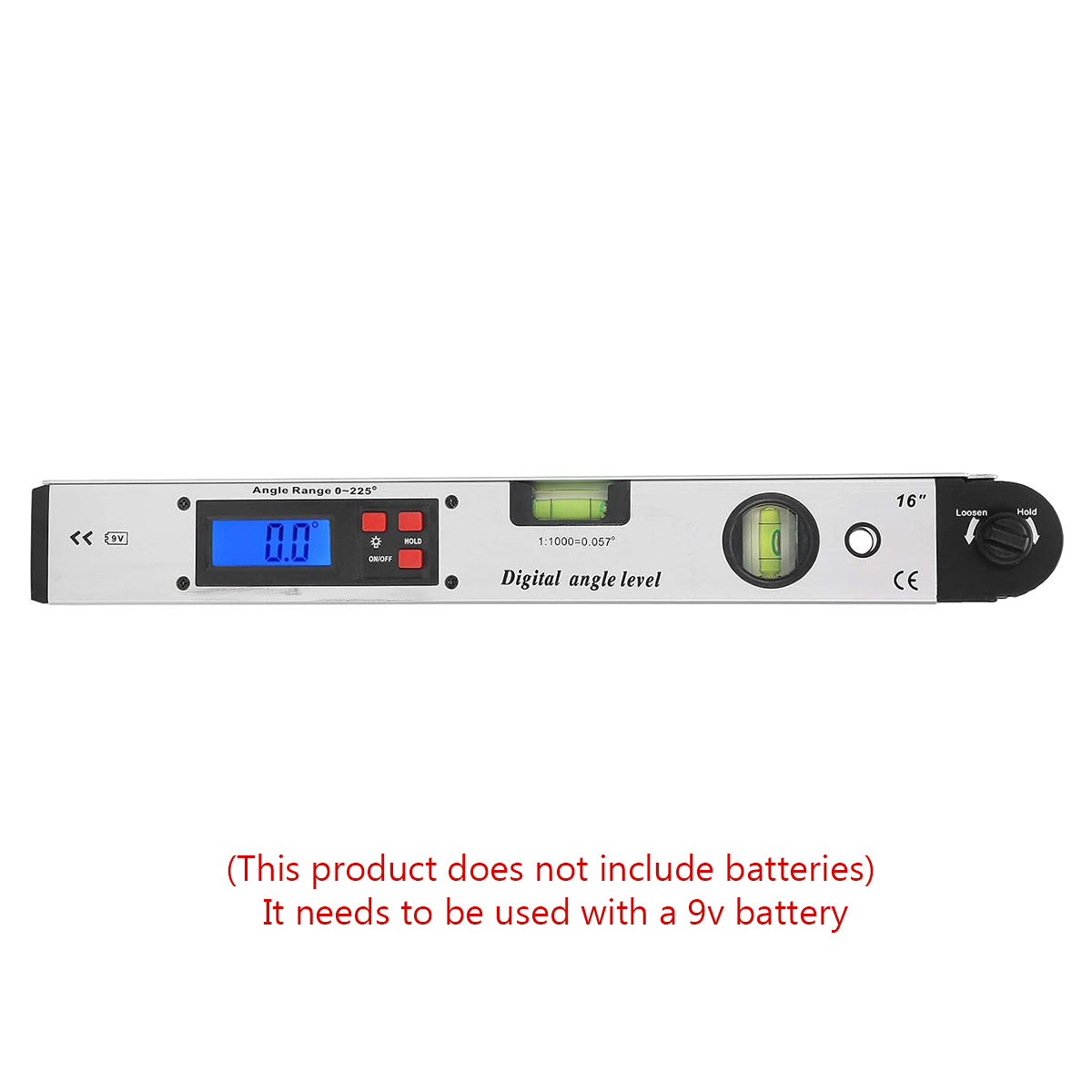 Aluminum Alloy Digital Angle Ruler Level High Precision Tool