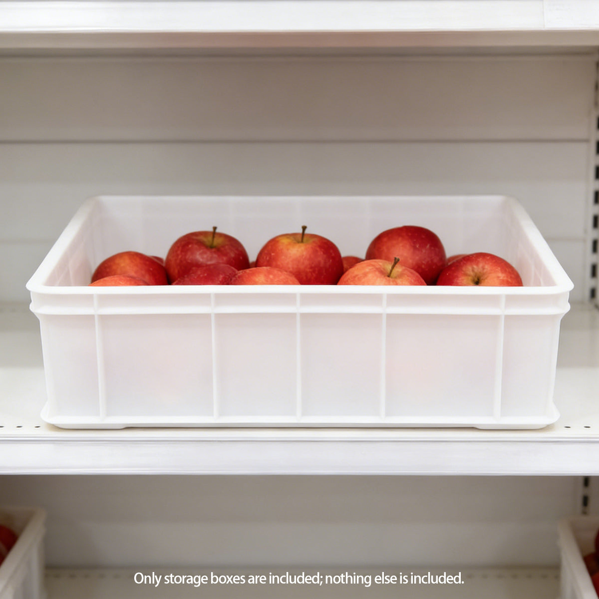 Rectangular Thickened Plastic Storage Box Durable for Warehouse Use