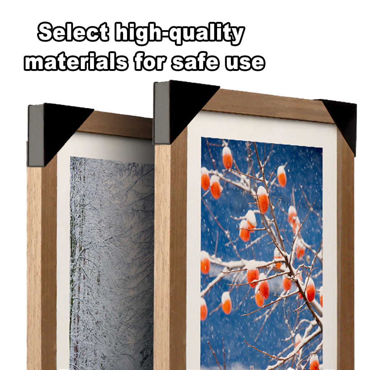 100PCS Plastic Right Angle Corner Protectors for Furniture Frames Cabinets