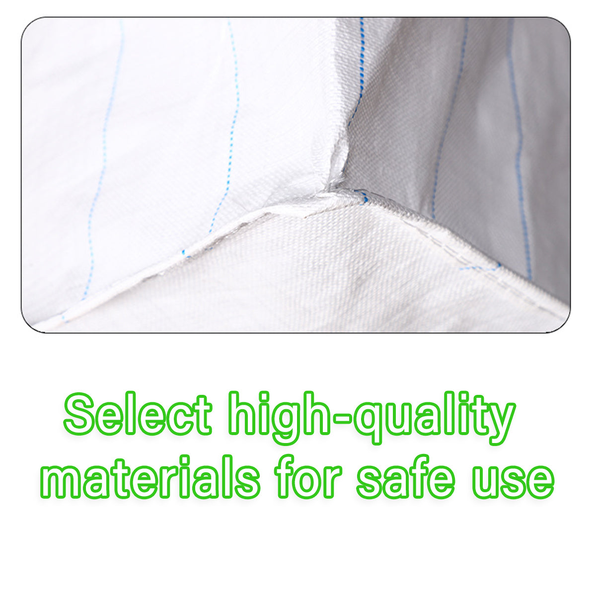 Heavy Duty White Woven Ton Bag for Warehouse Bulk Storage