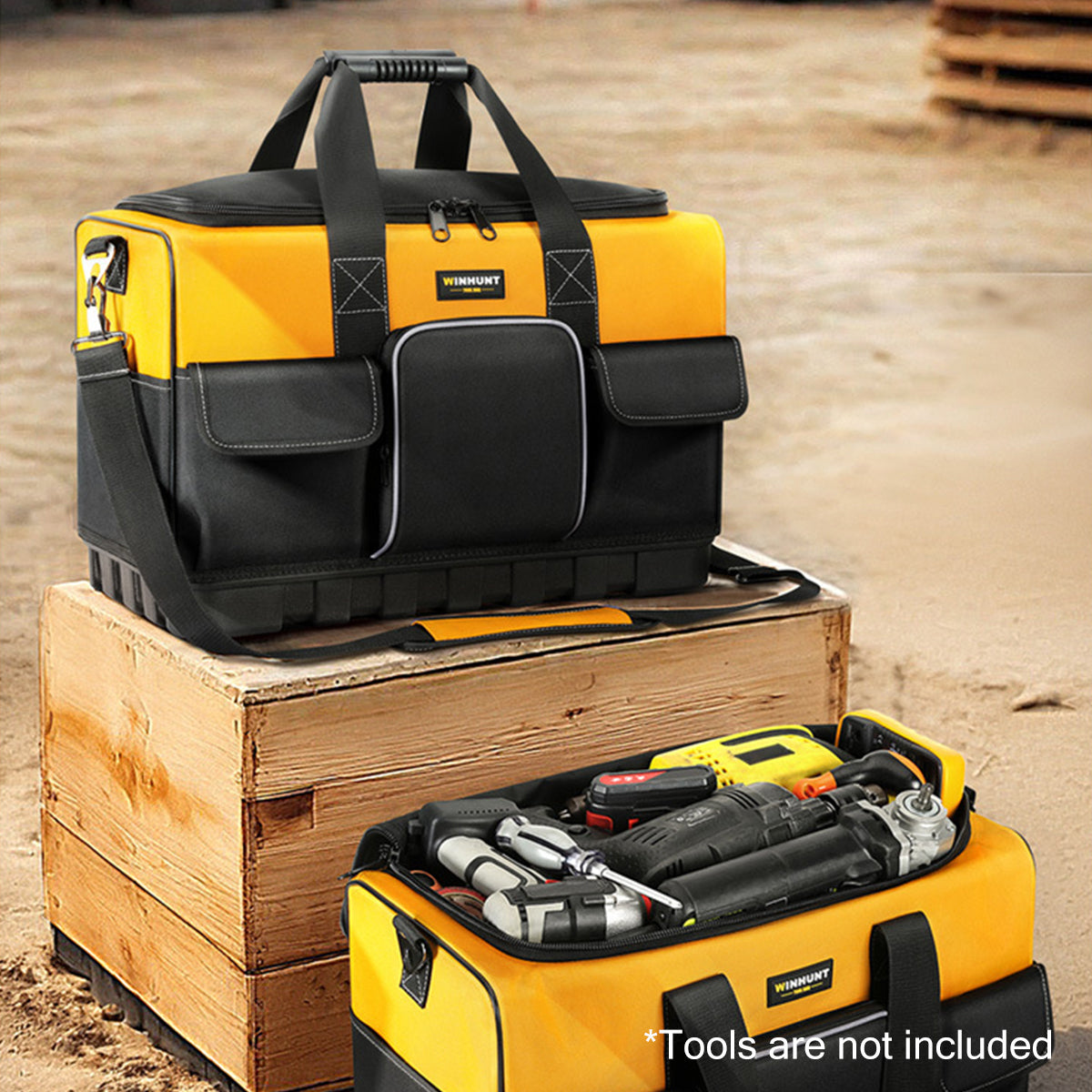 Large Capacity Tool Bag Portable Work Tool Organiser Oxford Fabric