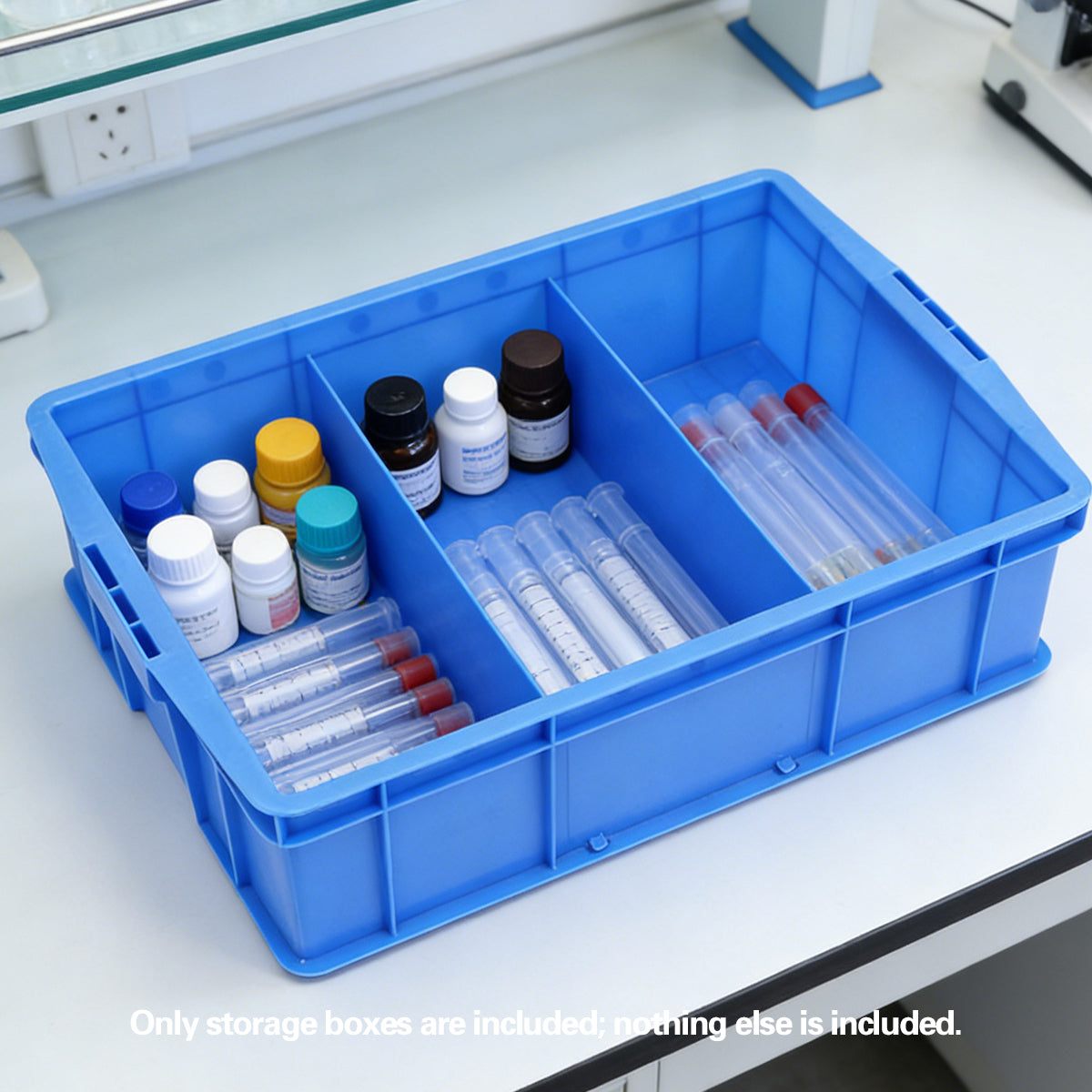 Thickened Plastic Storage Box with 3/6 Compartments for Hardware Tools