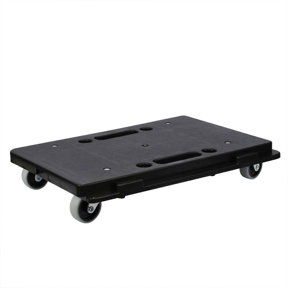 Heavy Duty Rolling Utility Cart Silent Portable Trolley for Warehouse Use