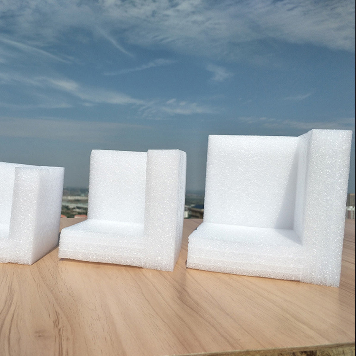 Anti-Collision Foam Corner Protectors EPE Furniture Guards 50PCS