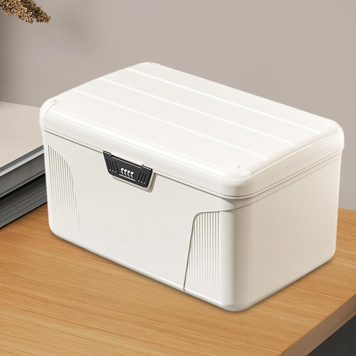 Lockable Storage Box with 4 Digit Combination for Documents