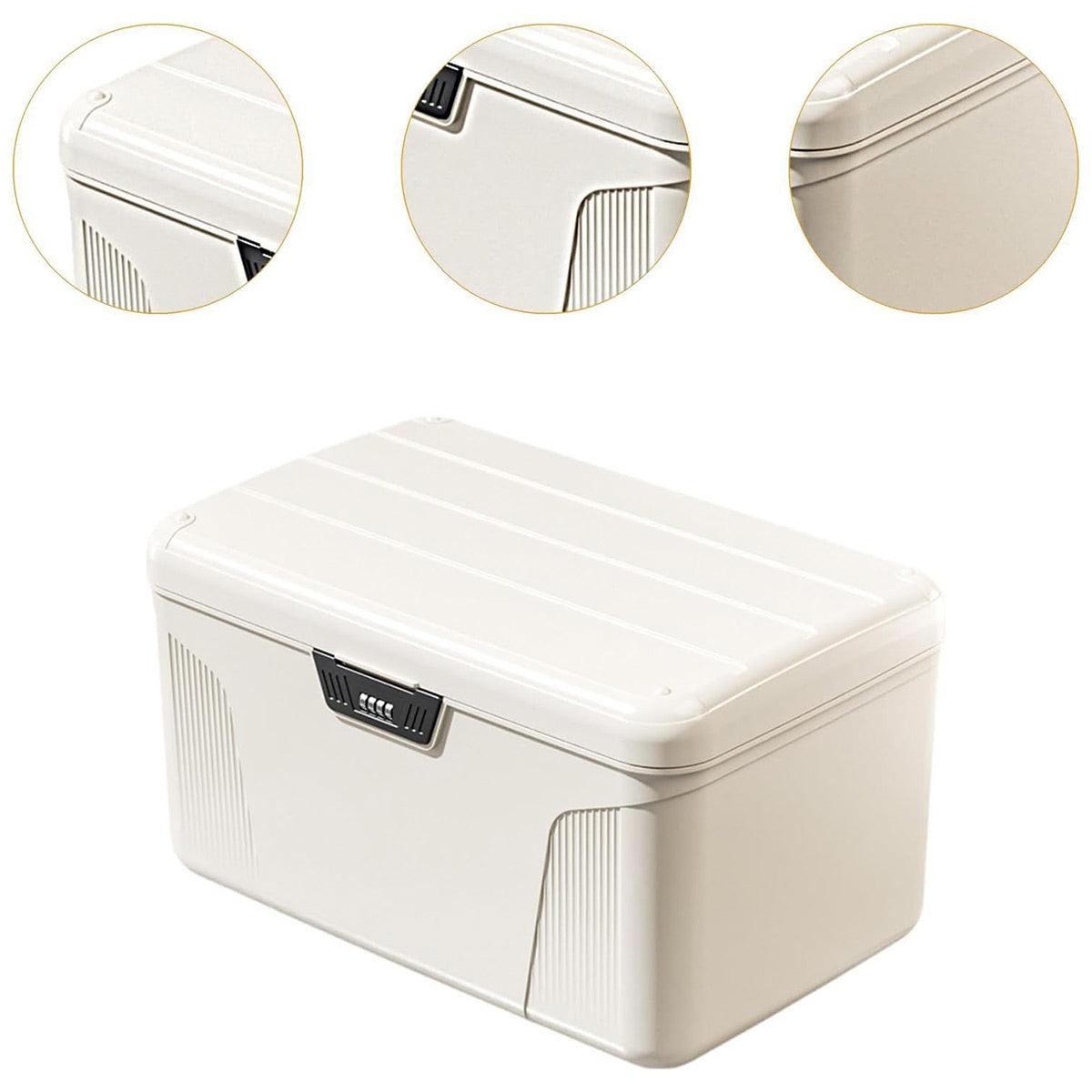 Lockable Storage Box with 4 Digit Combination for Documents