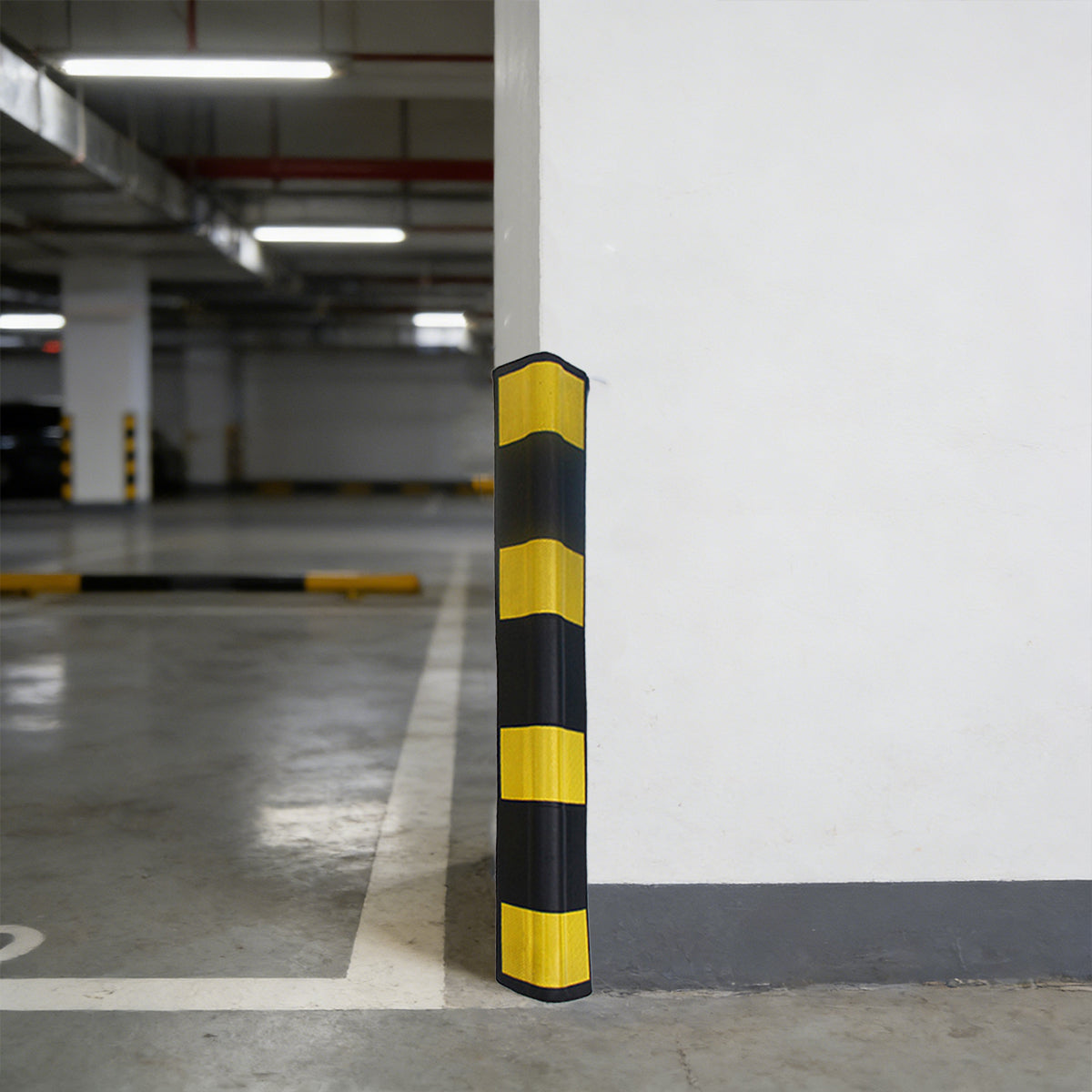 Product Title 2PCS Heavy-Duty Parking Lot Corner Protectors with Reflective Strips