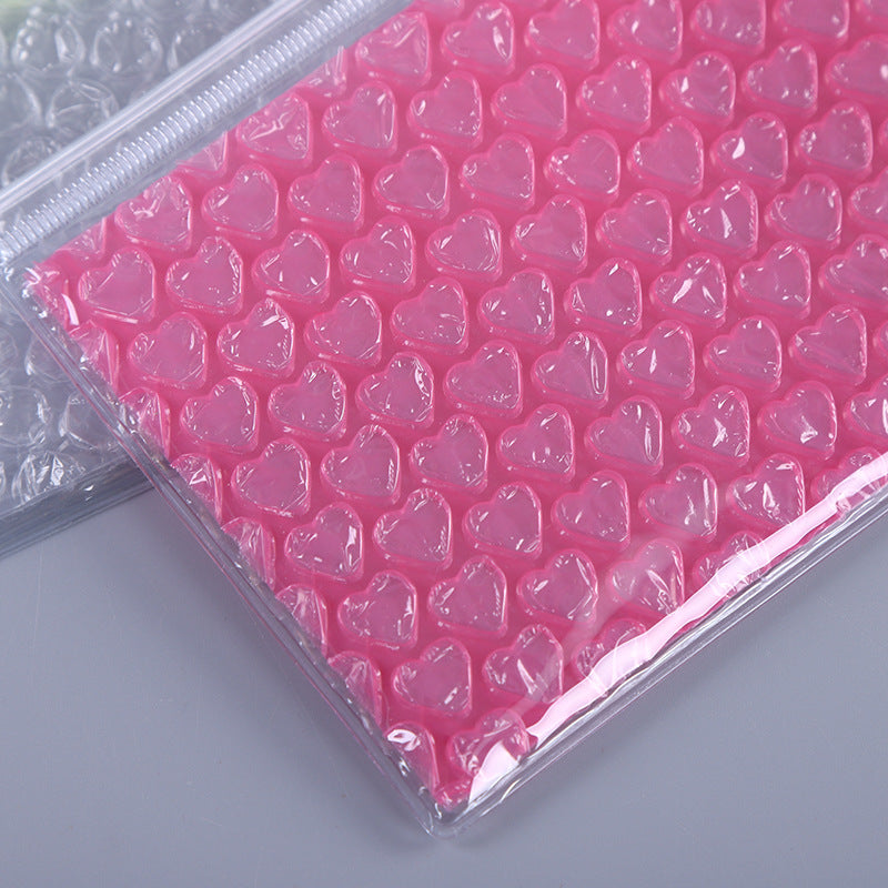 10Pcs PVC Bubble Zipper Bags 15x10cm Travel Storage Pouch