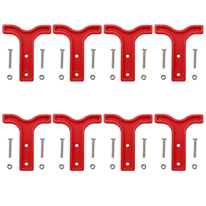 10x Red T Bar Handle for Anderson Plug Connectors 50AMP 12-24V