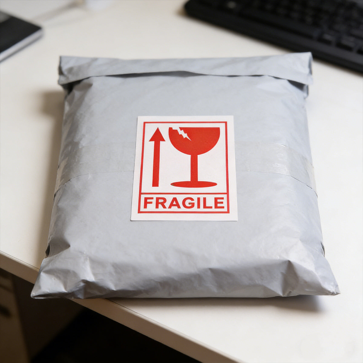 640PCS Fragile Shipping Labels 5×4cm Self Adhesive Carton Warning Stickers