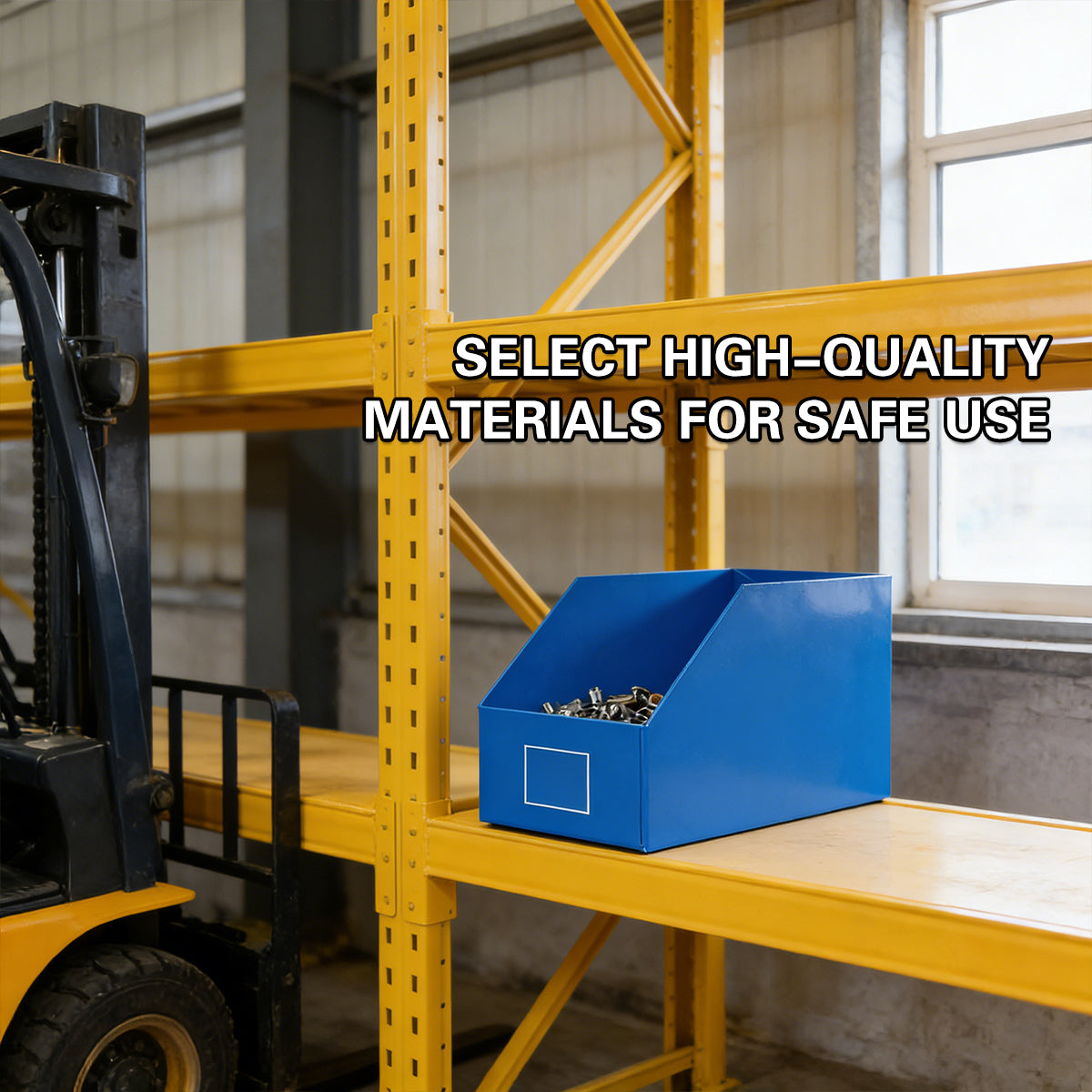 5PCS Waterproof Shelf Storage Boxes for Warehouse Garage Tool Sorting