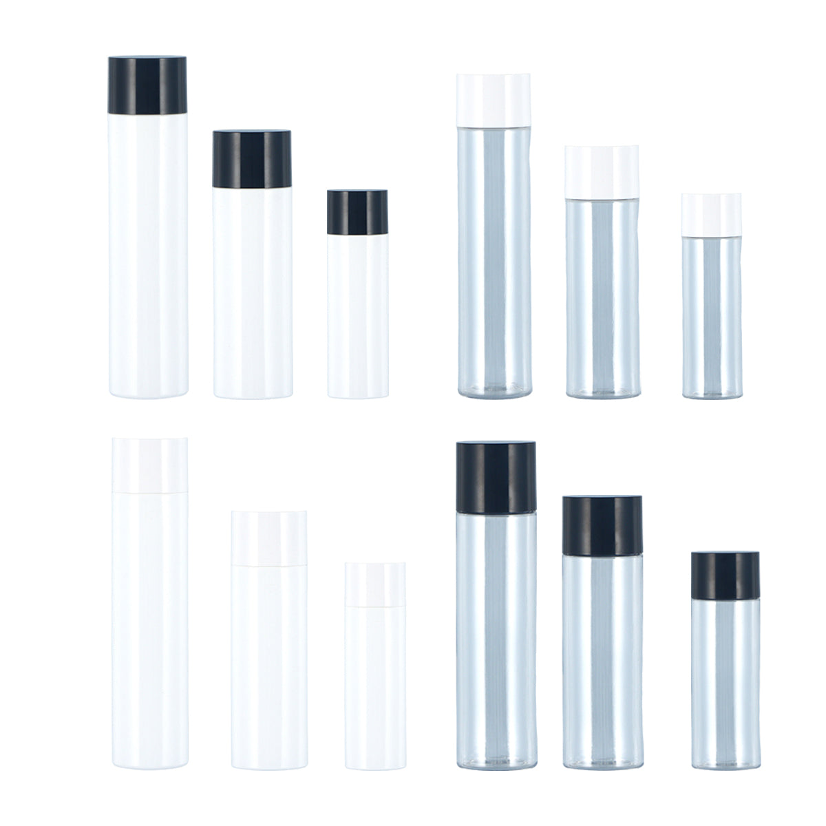 50/100/150ml Refillable Plastic Toner Lotion Bottles