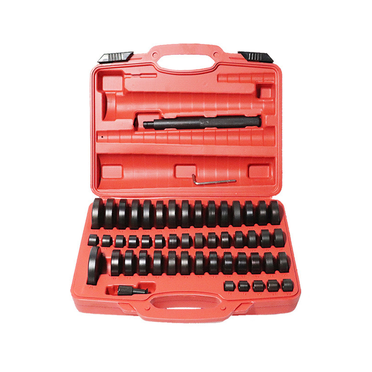 52-Piece Wheel Bearing Installation Tool Set for Automotive Hub Service